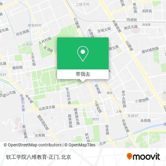 软工学院八维教育-正门地图