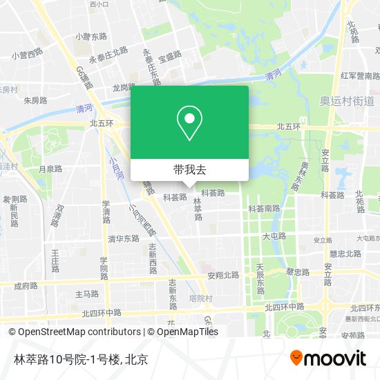 林萃路10号院-1号楼地图
