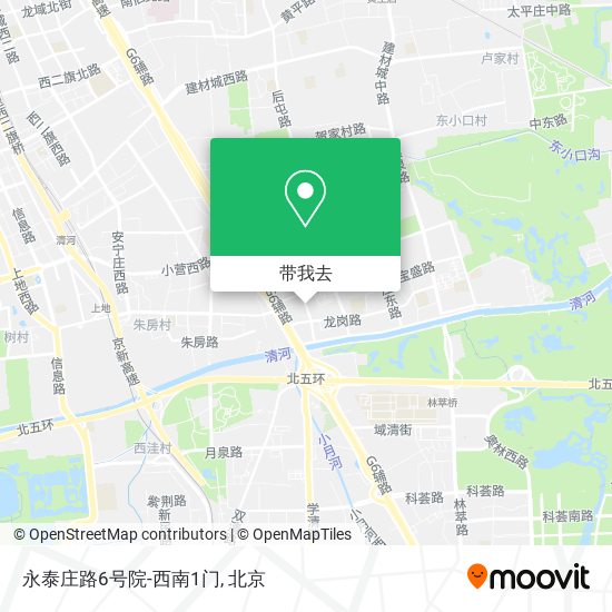 永泰庄路6号院-西南1门地图