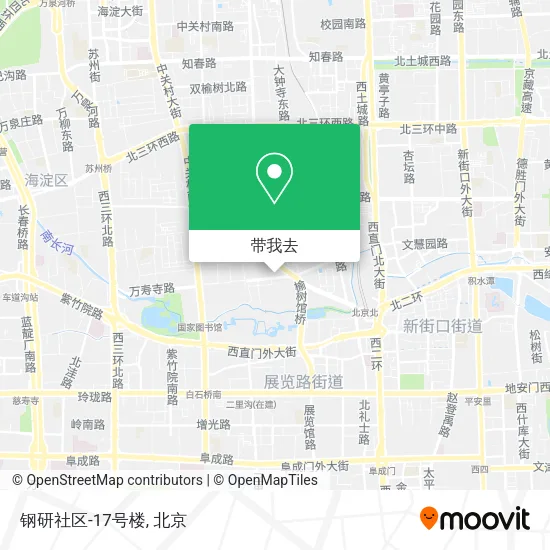 钢研社区-17号楼地图