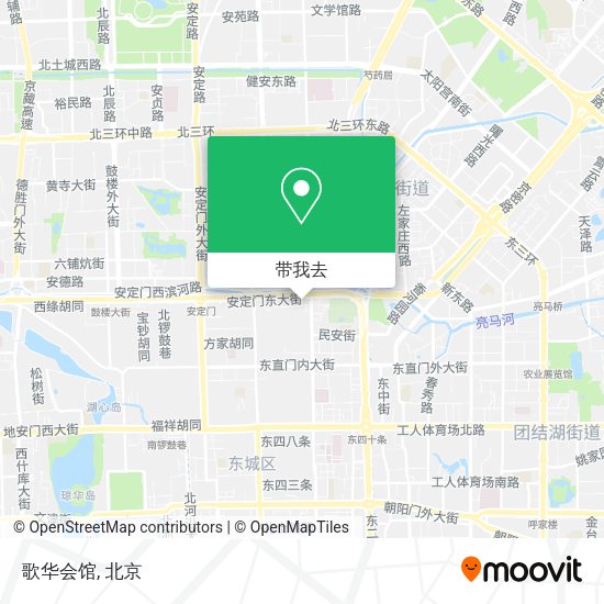 歌华会馆地图