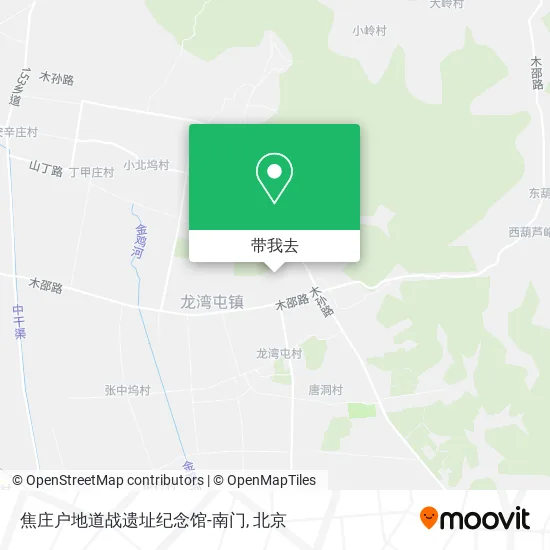 焦庄户地道战遗址纪念馆-南门地图