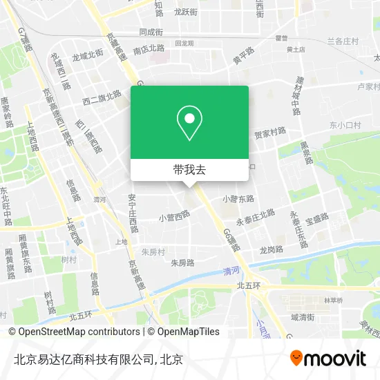 北京易达亿商科技有限公司地图