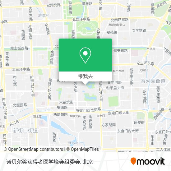 诺贝尔奖获得者医学峰会组委会地图