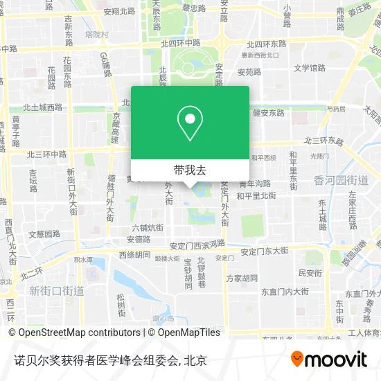 诺贝尔奖获得者医学峰会组委会地图