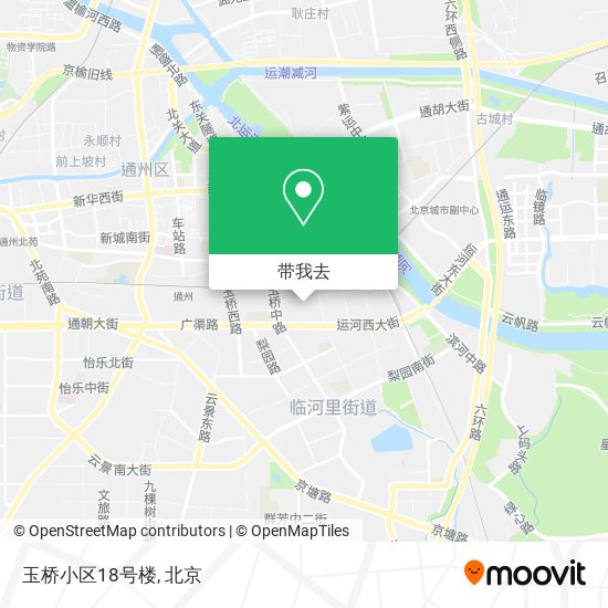 玉桥小区18号楼地图