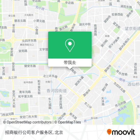 招商银行公司客户服务区地图