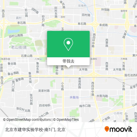 北京市建华实验学校-南1门地图