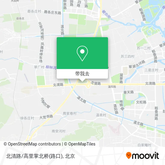 北清路/高里掌北桥(路口)地图