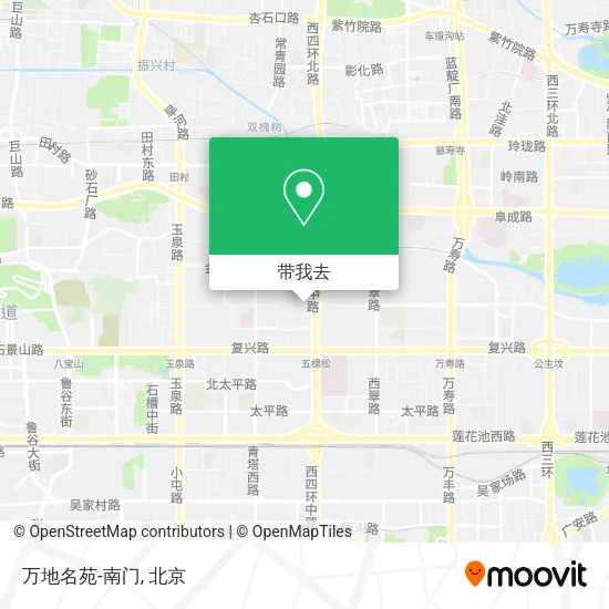 万地名苑-南门地图