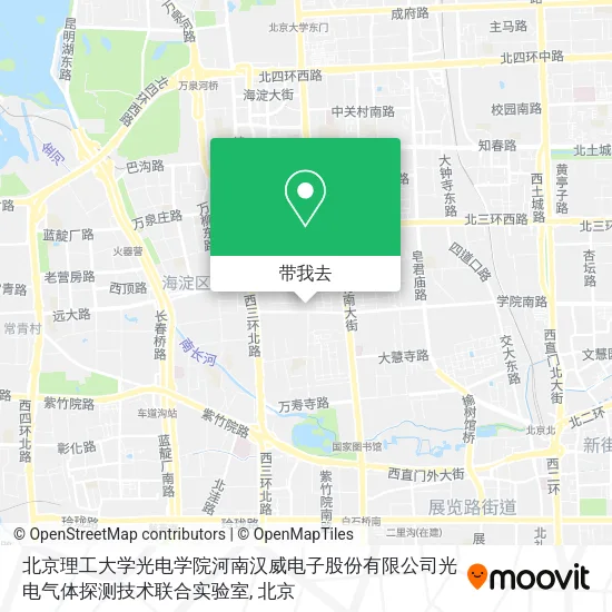 北京理工大学光电学院河南汉威电子股份有限公司光电气体探测技术联合实验室地图