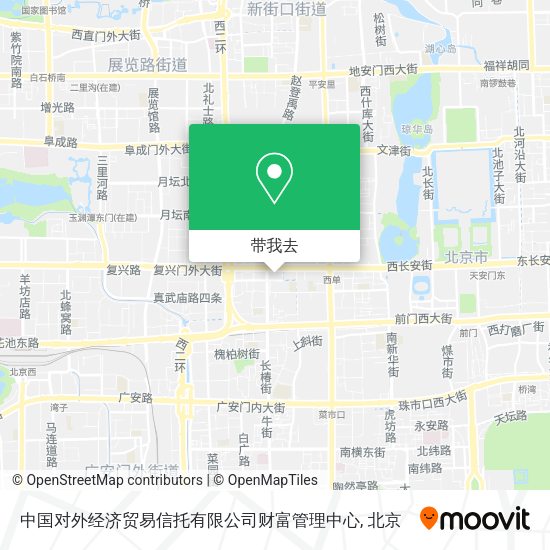 中国对外经济贸易信托有限公司财富管理中心地图