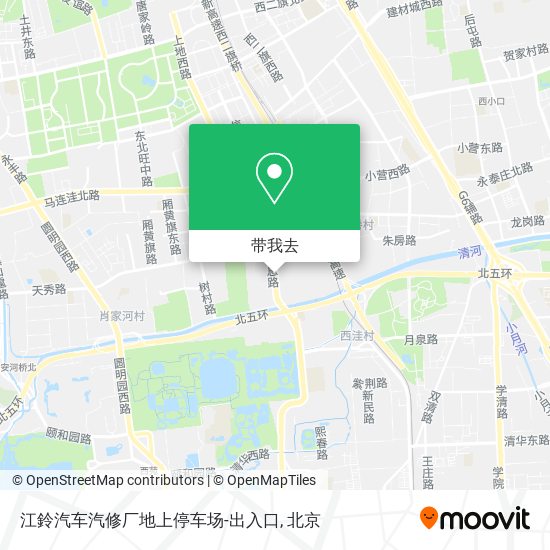 江鈴汽车汽修厂地上停车场-出入口地图