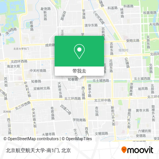 北京航空航天大学-南1门地图