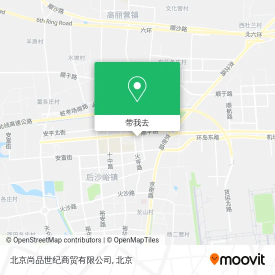 北京尚品世纪商贸有限公司地图