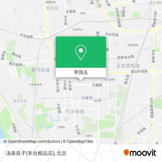 汤泉良子(丰台精品店)地图