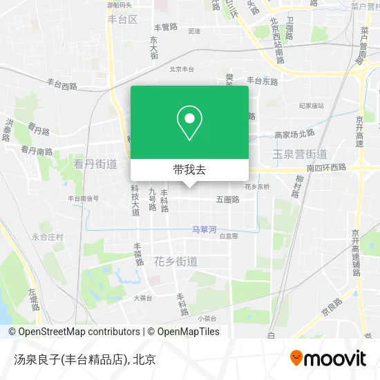 汤泉良子(丰台精品店)地图