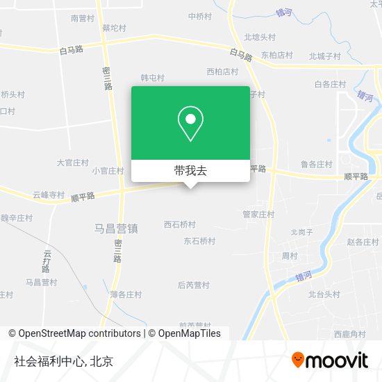 社会福利中心地图