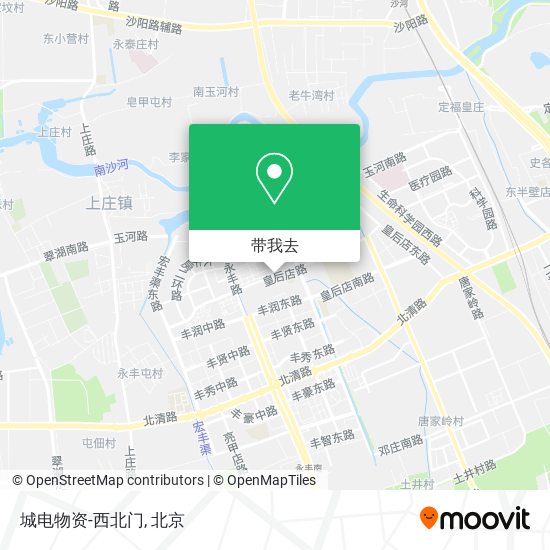 城电物资-西北门地图
