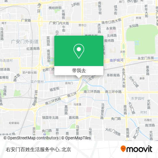 右安门百姓生活服务中心地图