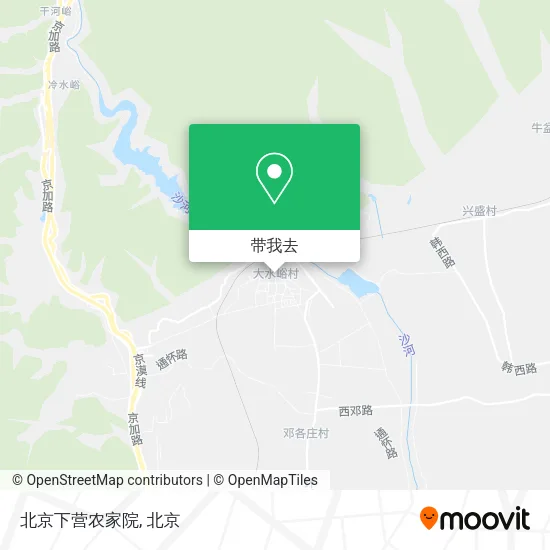 北京下营农家院地图