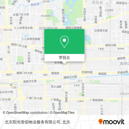 北京阳光壹佰物业服务有限公司地图