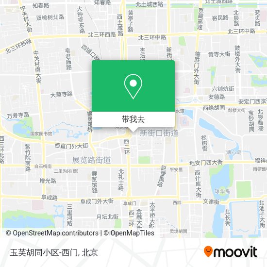 玉芙胡同小区-西门地图