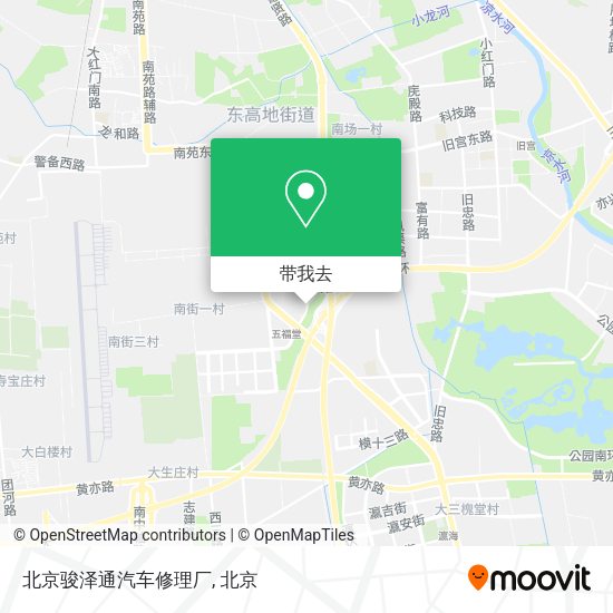 北京骏泽通汽车修理厂地图