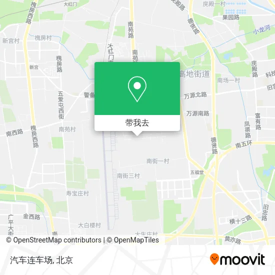 汽车连车场地图