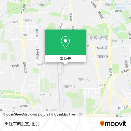 出租车调度室地图