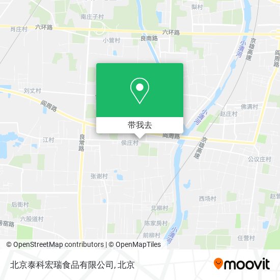 北京泰科宏瑞食品有限公司地图