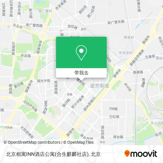 北京相寓INN酒店公寓(合生麒麟社店)地图