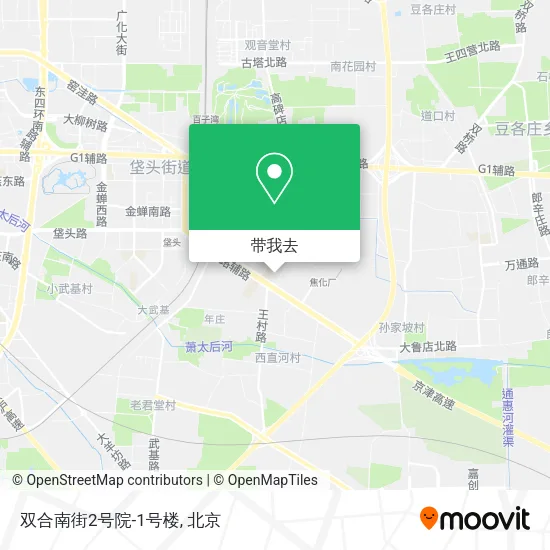 双合南街2号院-1号楼地图