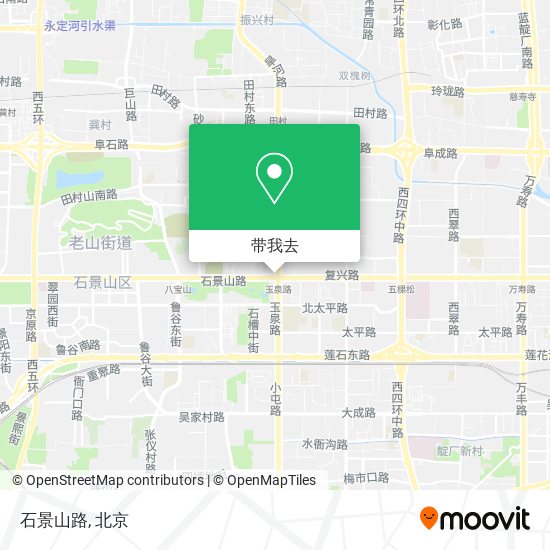 石景山路地图