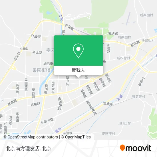 北京南方理发店地图