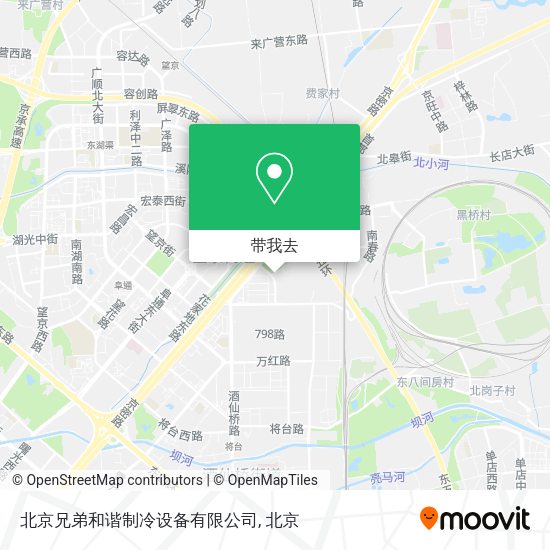 北京兄弟和谐制冷设备有限公司地图