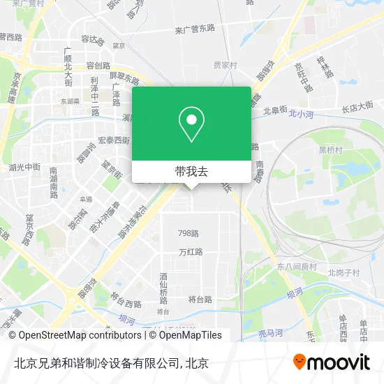 北京兄弟和谐制冷设备有限公司地图