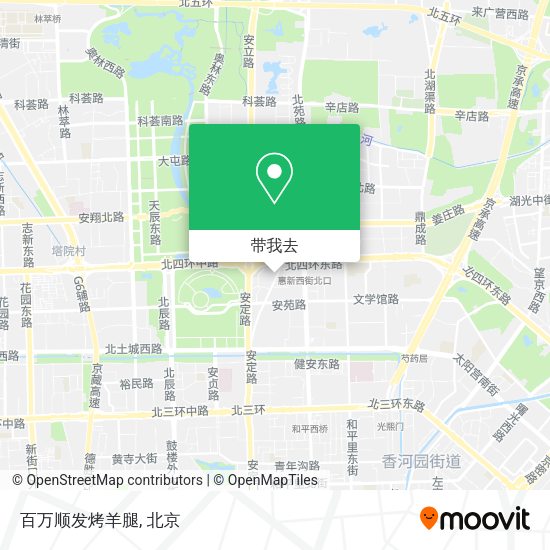 百万顺发烤羊腿地图