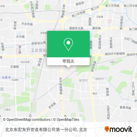 北京东宏东升管道有限公司第一分公司地图