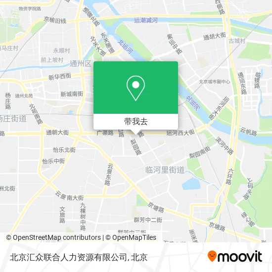 北京汇众联合人力资源有限公司地图