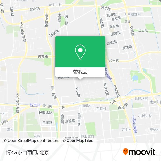 博奈司-西南门地图