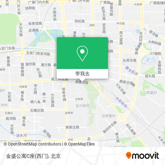 金盛公寓C座(西门)地图
