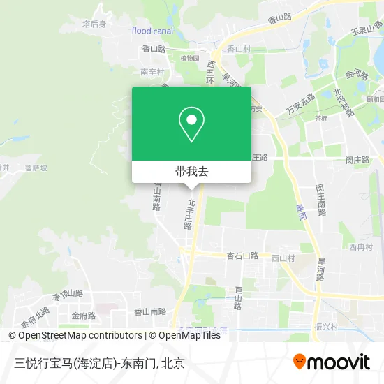 三悦行宝马(海淀店)-东南门地图