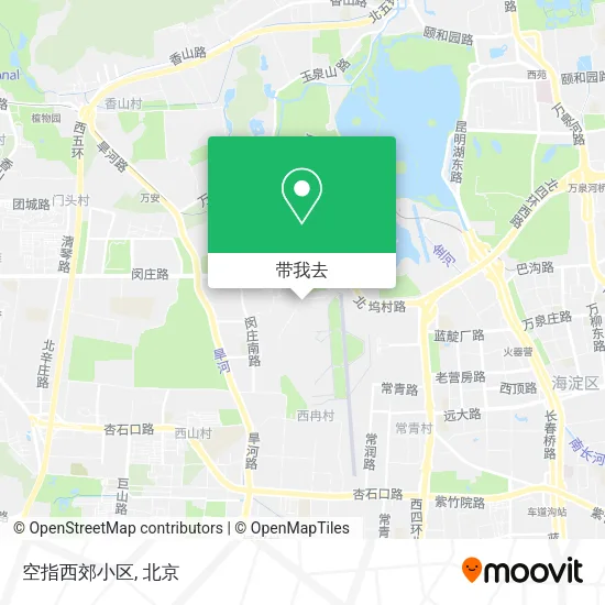 空指西郊小区地图