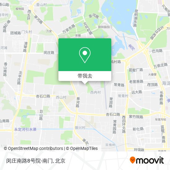 闵庄南路8号院-南门地图