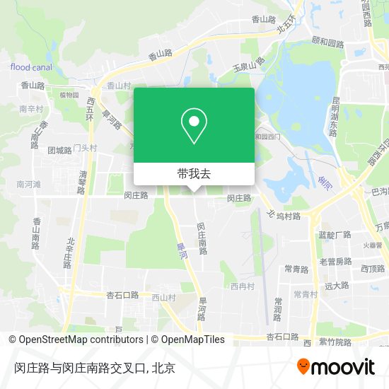 闵庄路与闵庄南路交叉口地图