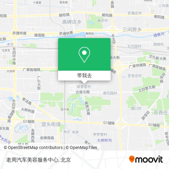 老周汽车美容服务中心地图