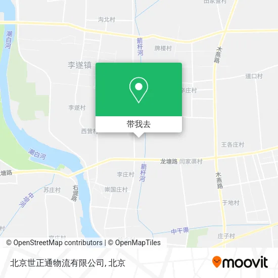 北京世正通物流有限公司地图