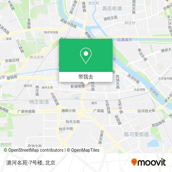 潞河名苑-7号楼地图
