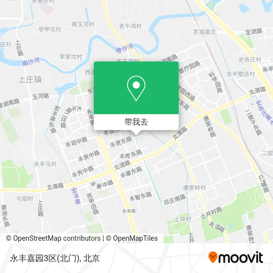 永丰嘉园3区(北门)地图